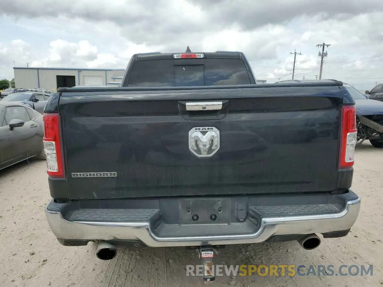 6 Photograph of a damaged car 1C6RREBT8KN747408 RAM 1500 2019