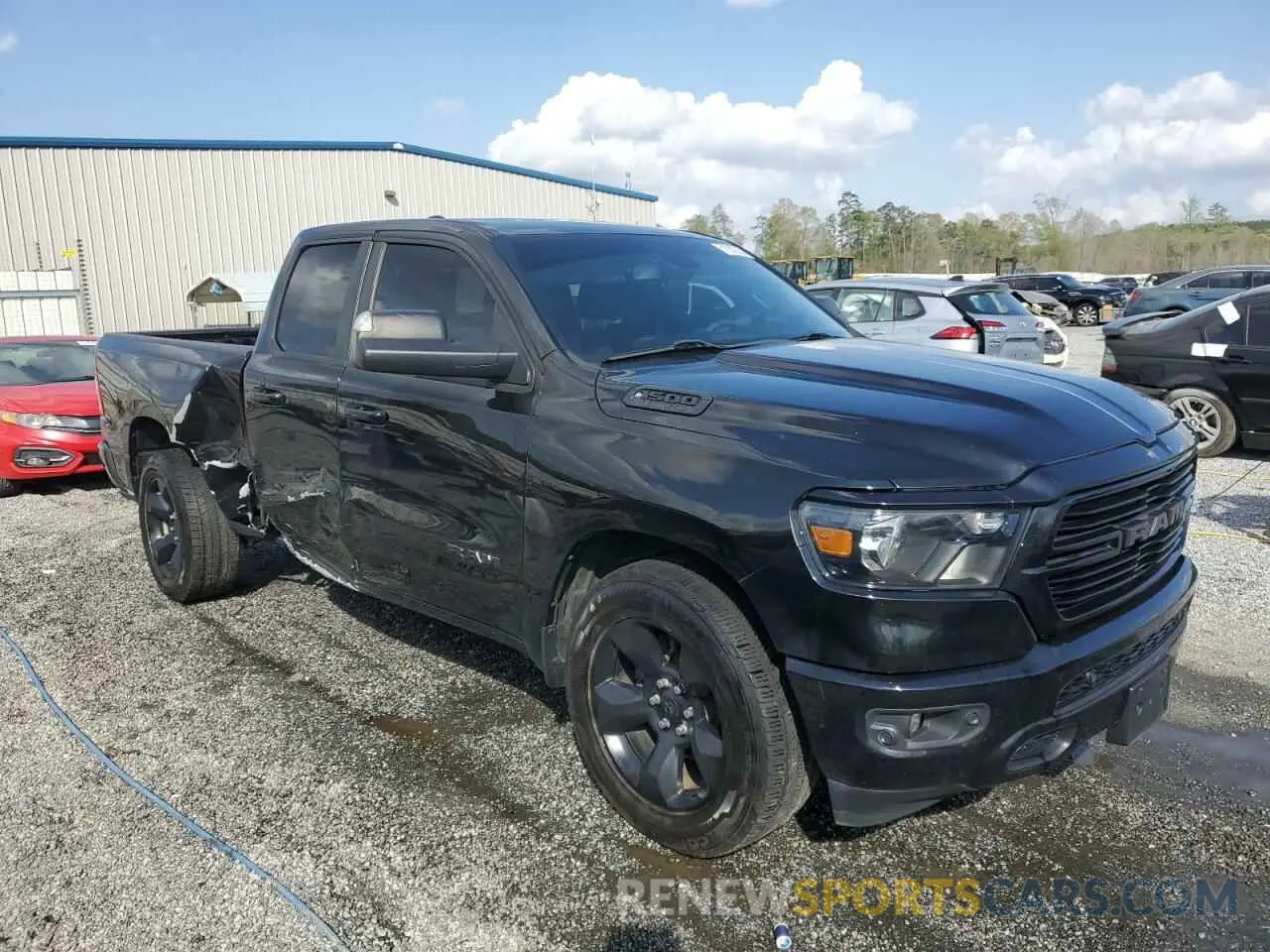 4 Photograph of a damaged car 1C6RREBT9KN568519 RAM 1500 2019