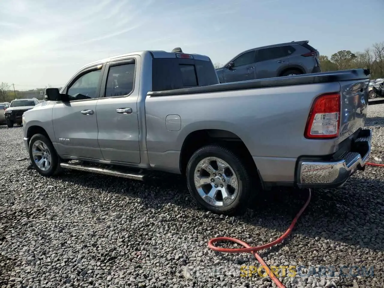 2 Photograph of a damaged car 1C6RREBTXKN884012 RAM 1500 2019