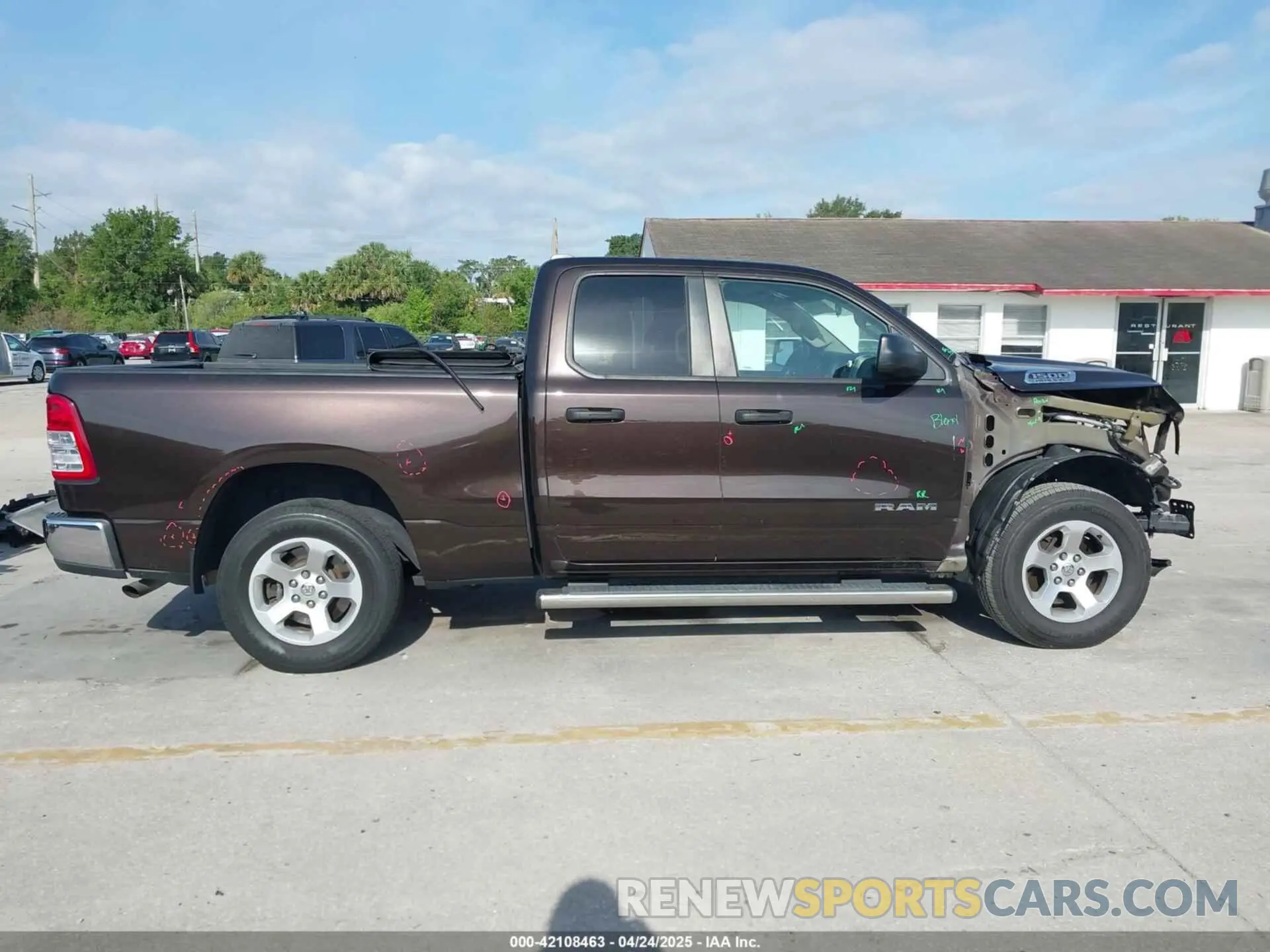14 Photograph of a damaged car 1C6RRECT2KN614786 RAM 1500 2019