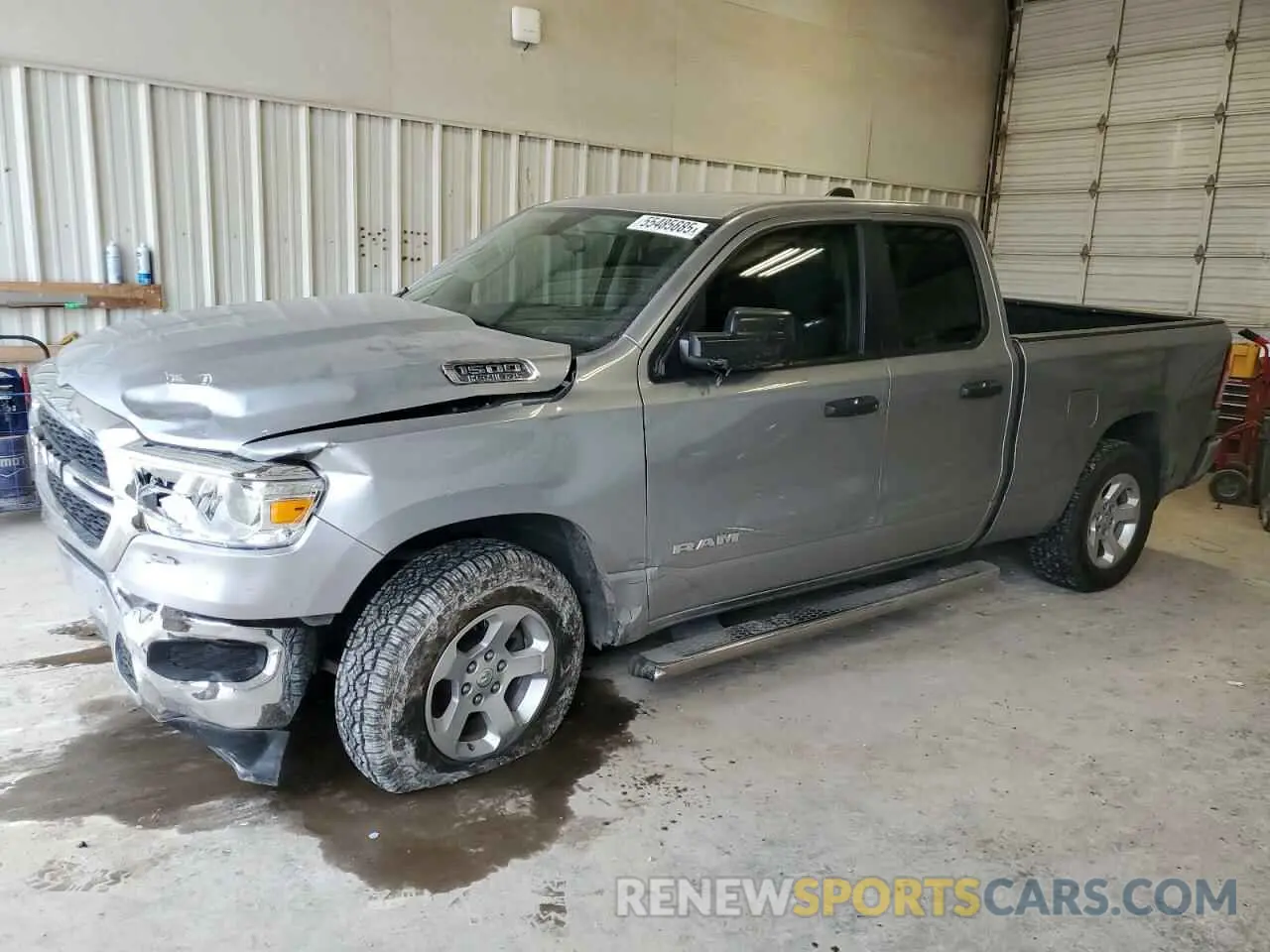 1 Photograph of a damaged car 1C6RRECT7KN745812 RAM 1500 2019