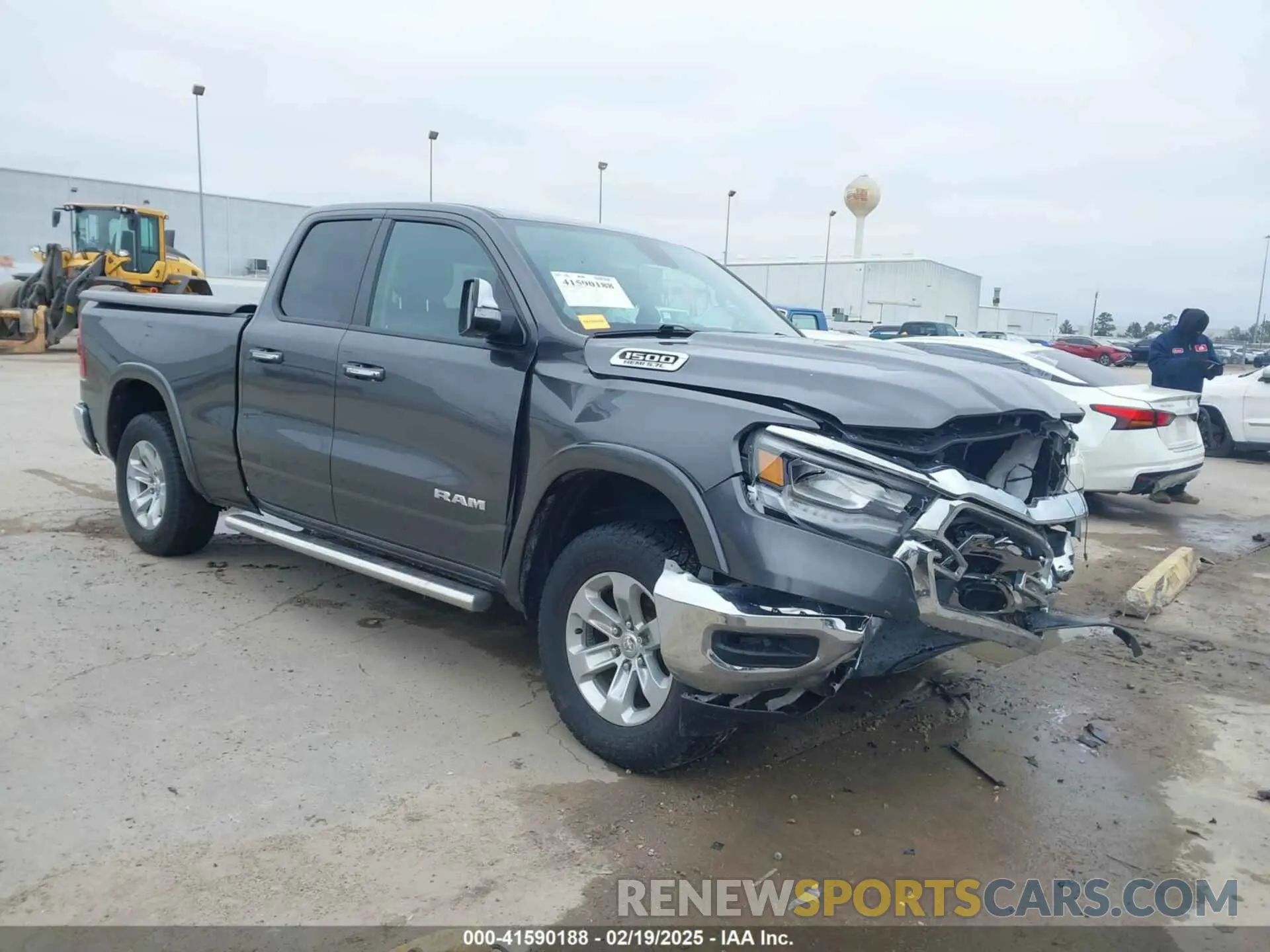 1 Photograph of a damaged car 1C6RREDT4KN522707 RAM 1500 2019