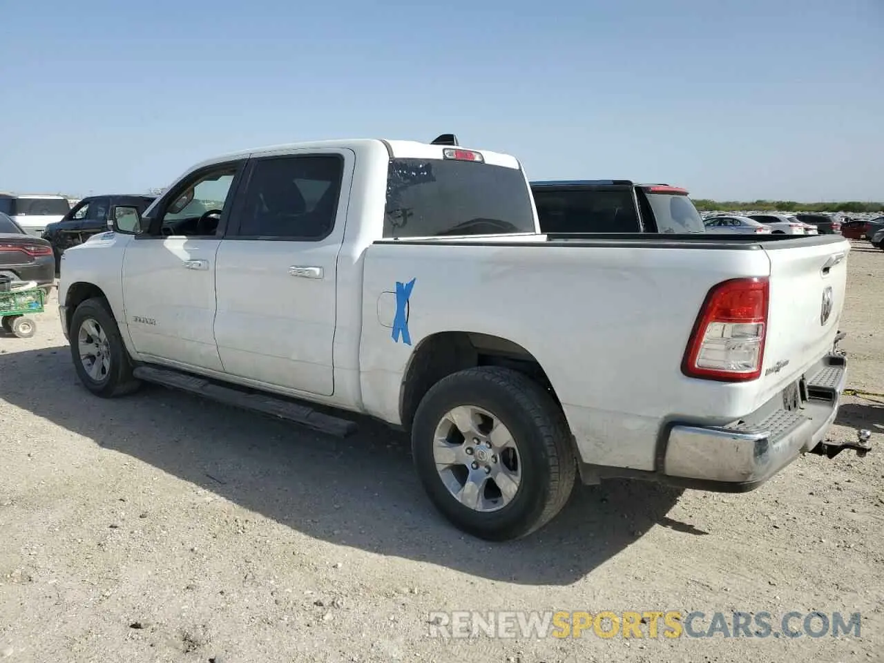 2 Photograph of a damaged car 1C6RREFG2KN666661 RAM 1500 2019