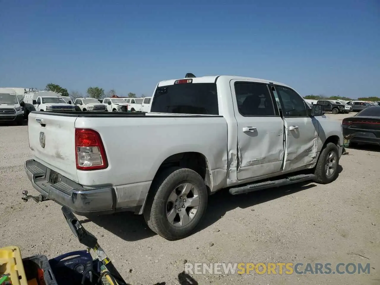3 Photograph of a damaged car 1C6RREFG2KN666661 RAM 1500 2019