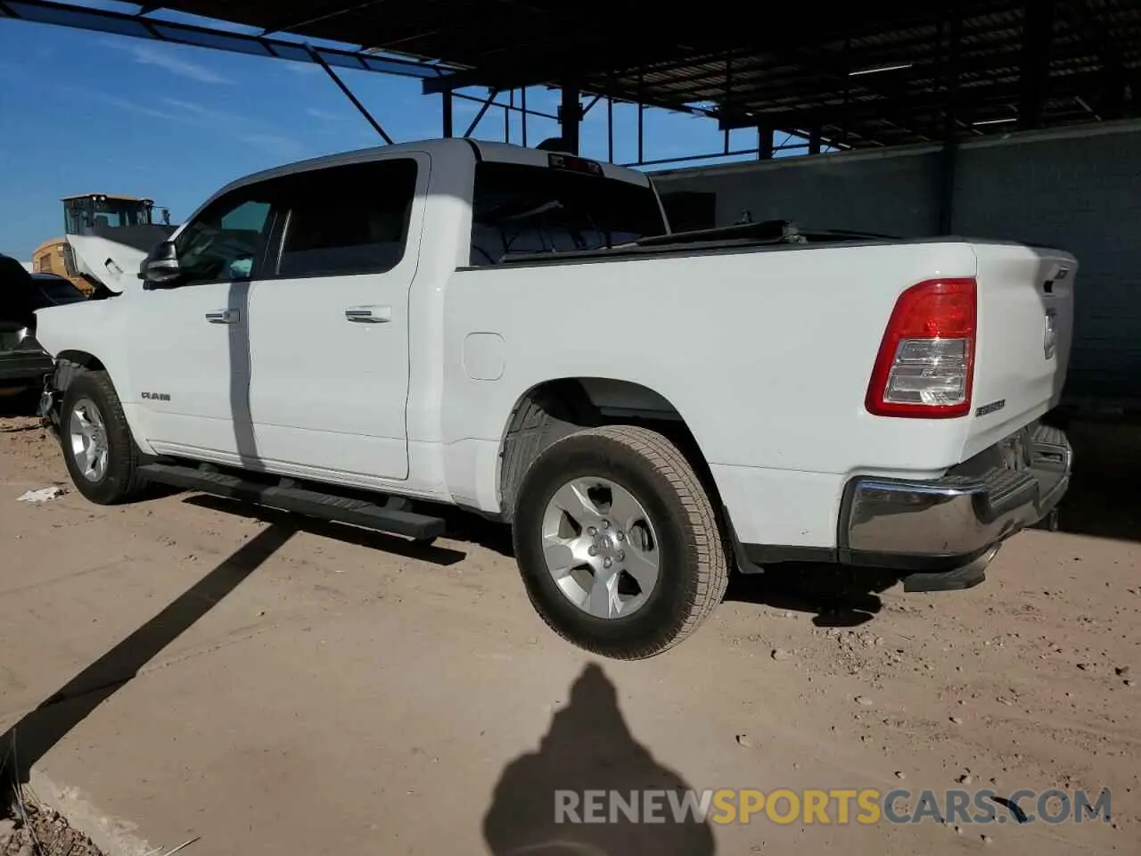 2 Photograph of a damaged car 1C6RREFT0KN684914 RAM 1500 2019