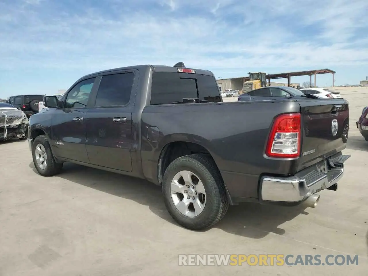 2 Photograph of a damaged car 1C6RREFT0KN745503 RAM 1500 2019