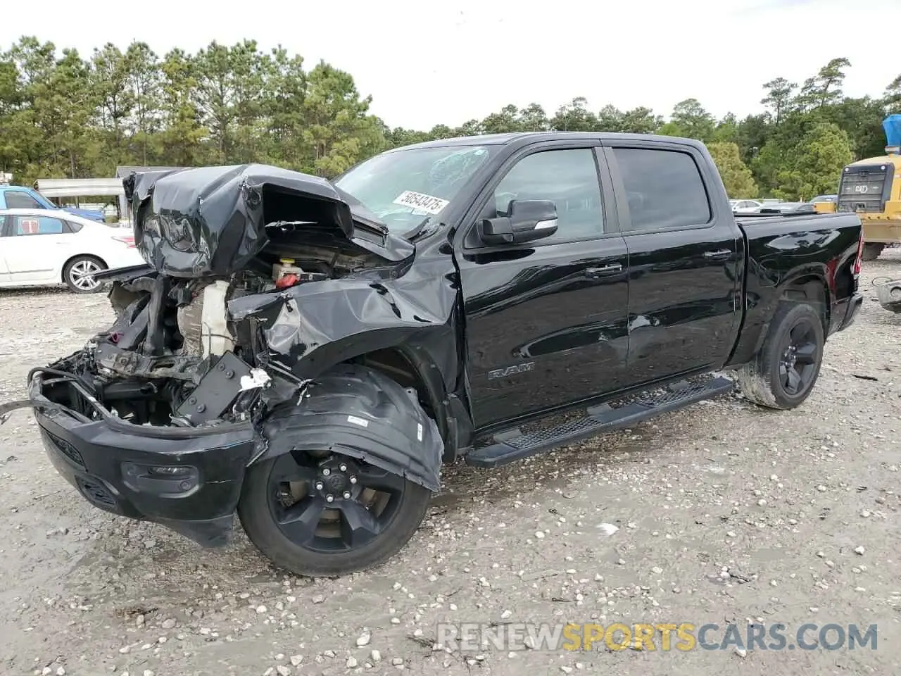 1 Photograph of a damaged car 1C6RREFT1KN769941 RAM 1500 2019