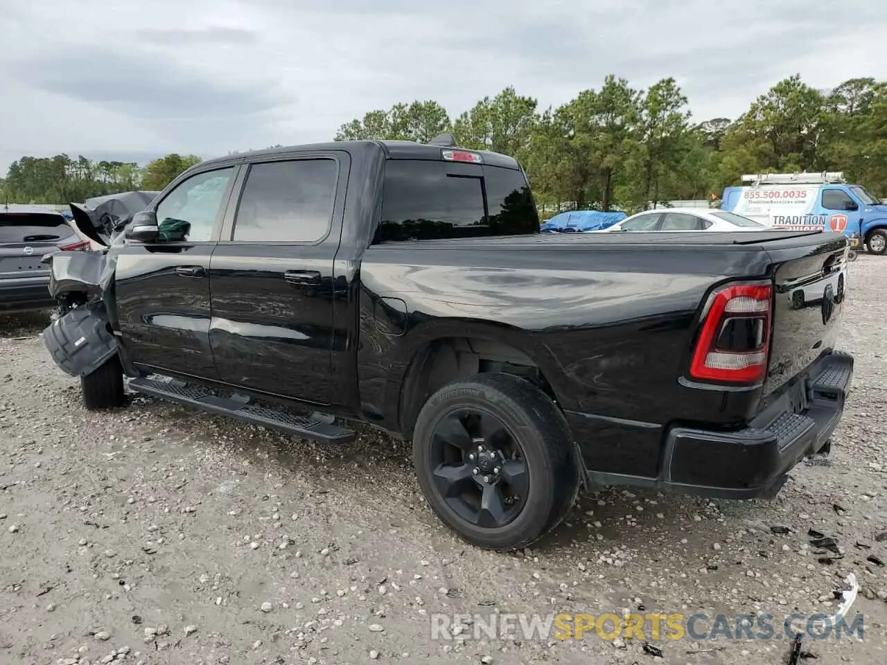 2 Photograph of a damaged car 1C6RREFT1KN769941 RAM 1500 2019