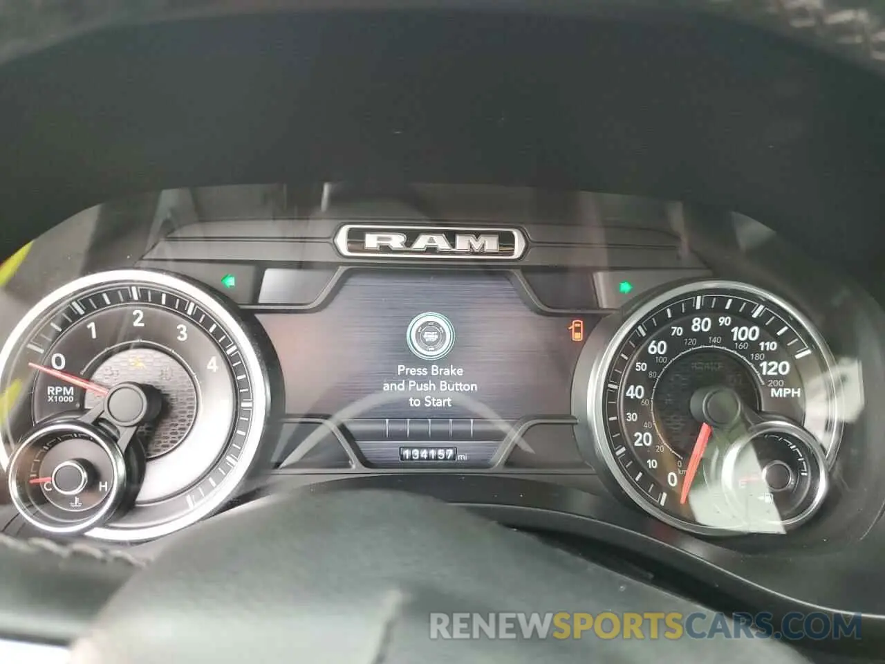 9 Photograph of a damaged car 1C6RREFT1KN769941 RAM 1500 2019