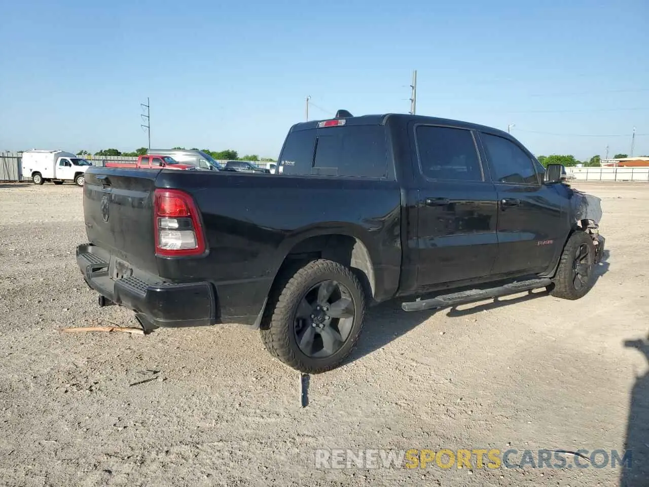 3 Photograph of a damaged car 1C6RREFT2KN616811 RAM 1500 2019