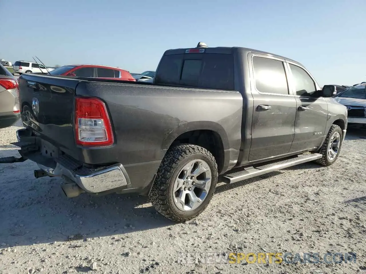 3 Photograph of a damaged car 1C6RREFT2KN798512 RAM 1500 2019