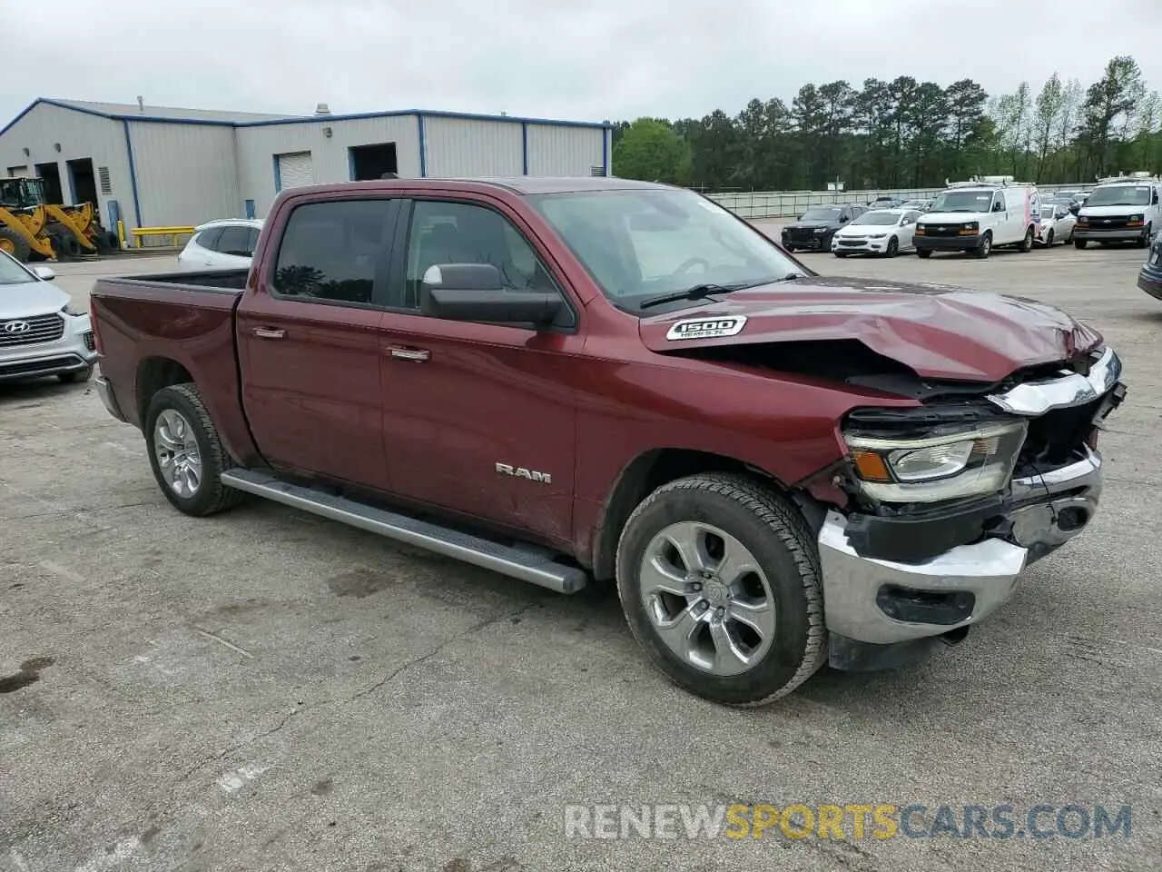 4 Photograph of a damaged car 1C6RREFT3KN509430 RAM 1500 2019