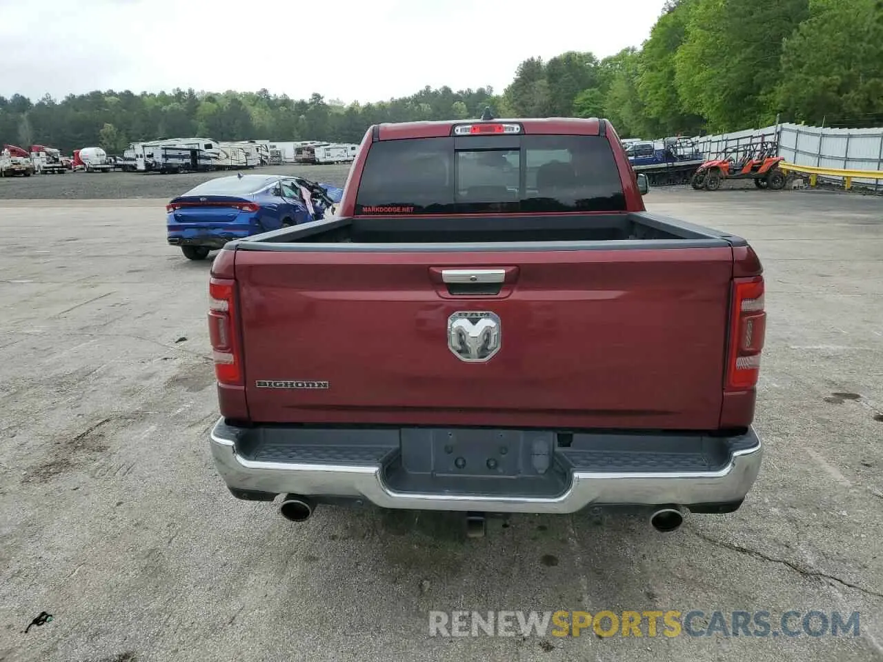 6 Photograph of a damaged car 1C6RREFT3KN509430 RAM 1500 2019