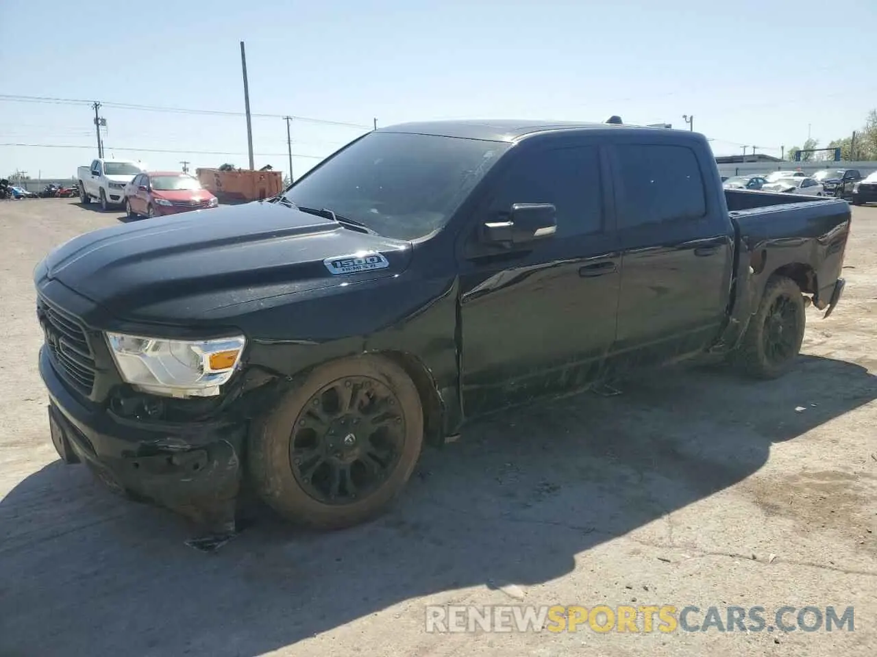 1 Photograph of a damaged car 1C6RREFT3KN793190 RAM 1500 2019