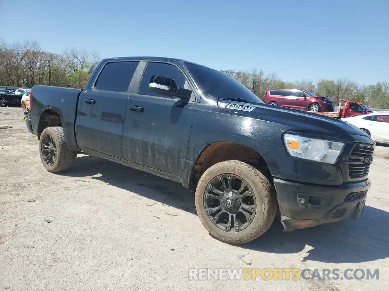 4 Photograph of a damaged car 1C6RREFT3KN793190 RAM 1500 2019