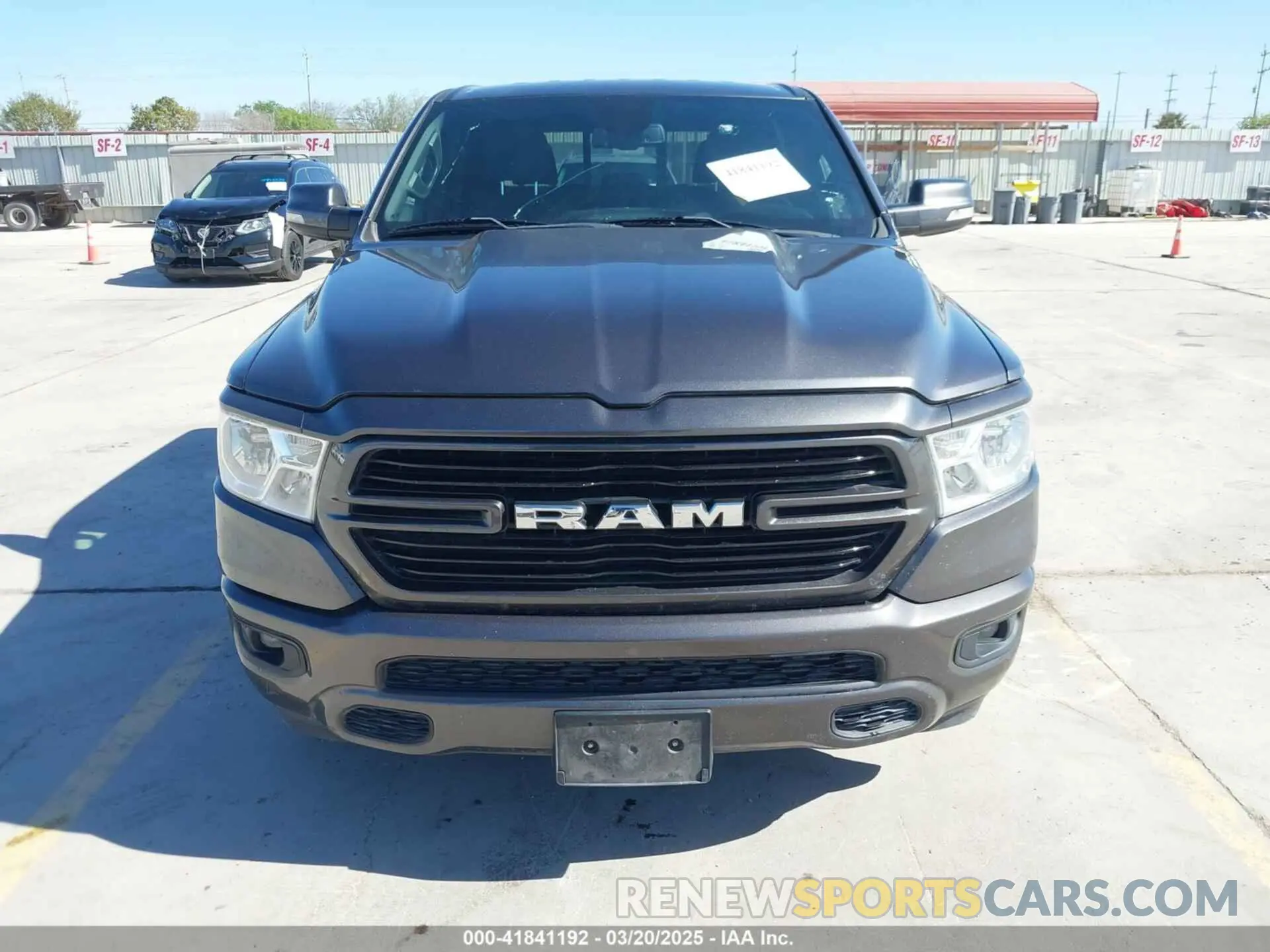 12 Photograph of a damaged car 1C6RREFT4KN679795 RAM 1500 2019