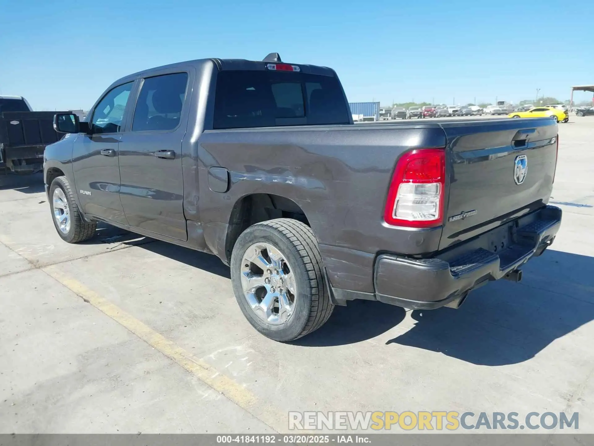 3 Photograph of a damaged car 1C6RREFT4KN679795 RAM 1500 2019