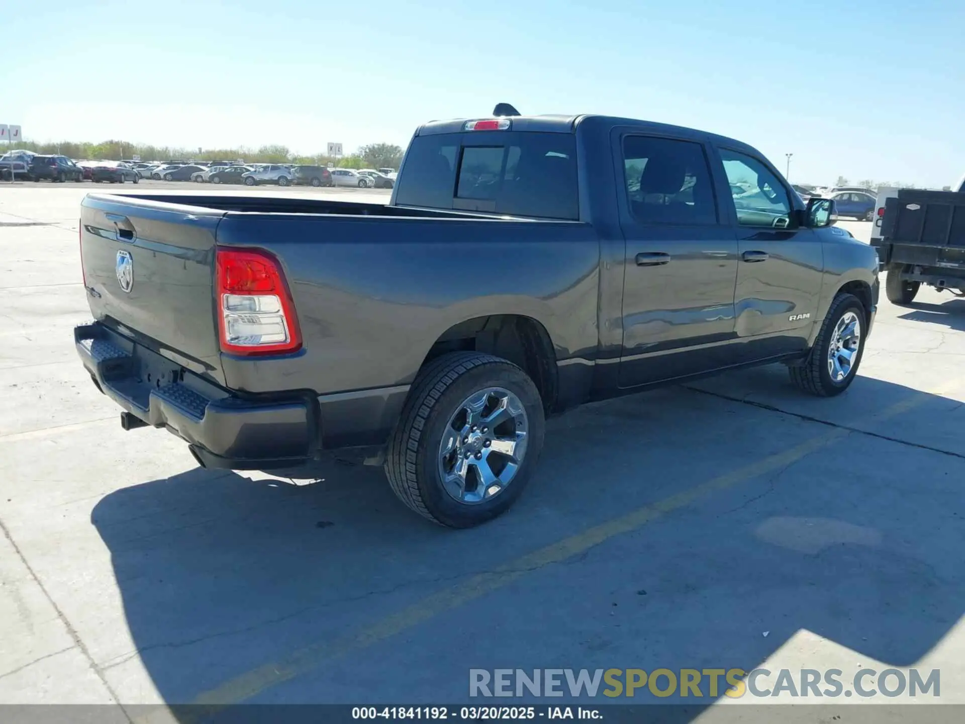 4 Photograph of a damaged car 1C6RREFT4KN679795 RAM 1500 2019