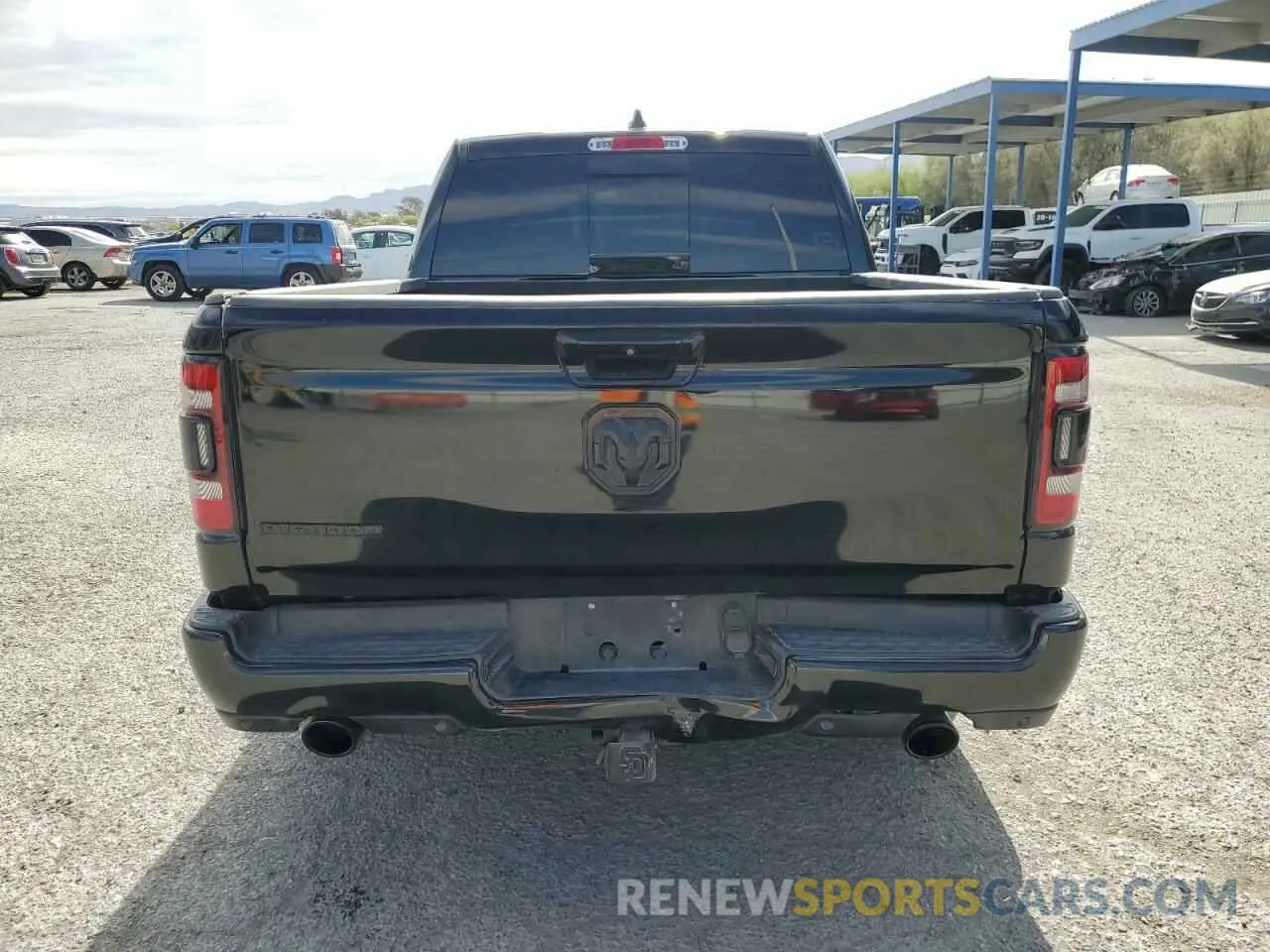 6 Photograph of a damaged car 1C6RREFT5KN534930 RAM 1500 2019
