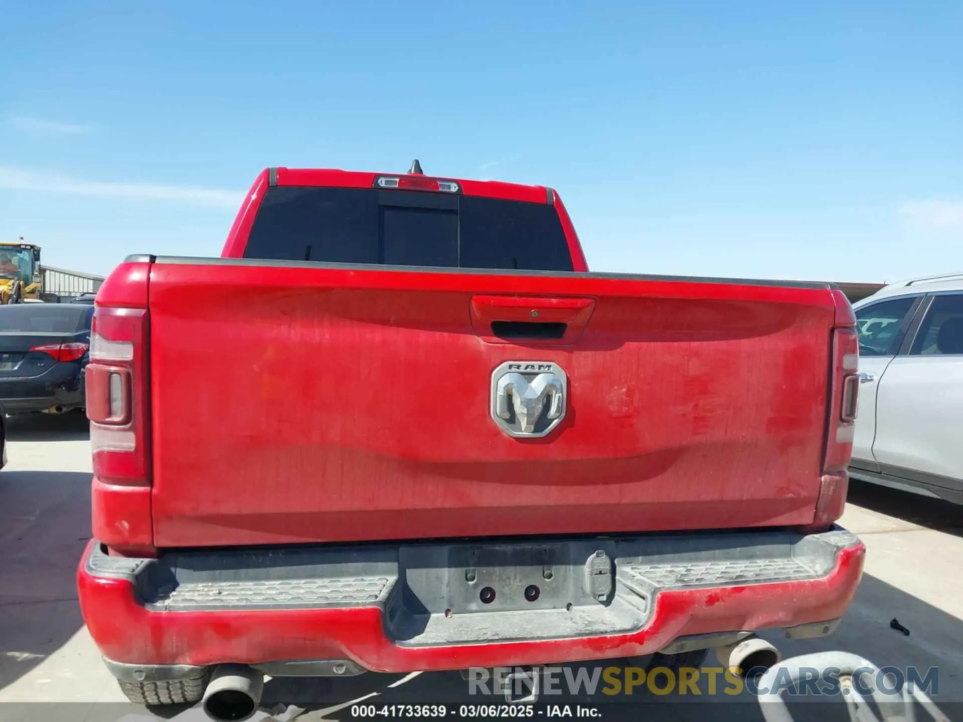 16 Photograph of a damaged car 1C6RREFT5KN548004 RAM 1500 2019