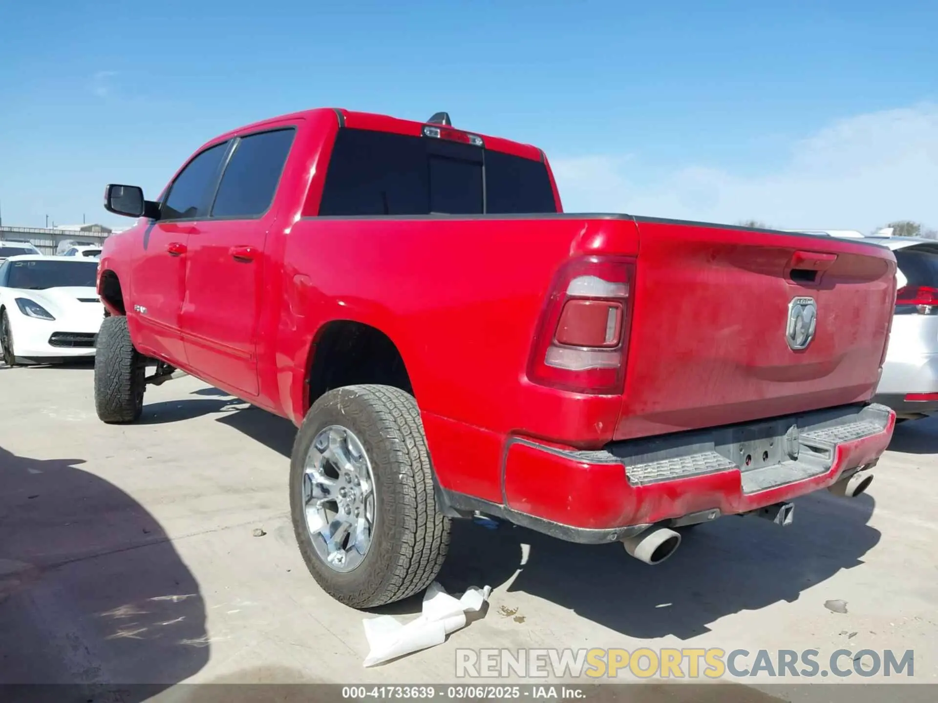 3 Photograph of a damaged car 1C6RREFT5KN548004 RAM 1500 2019