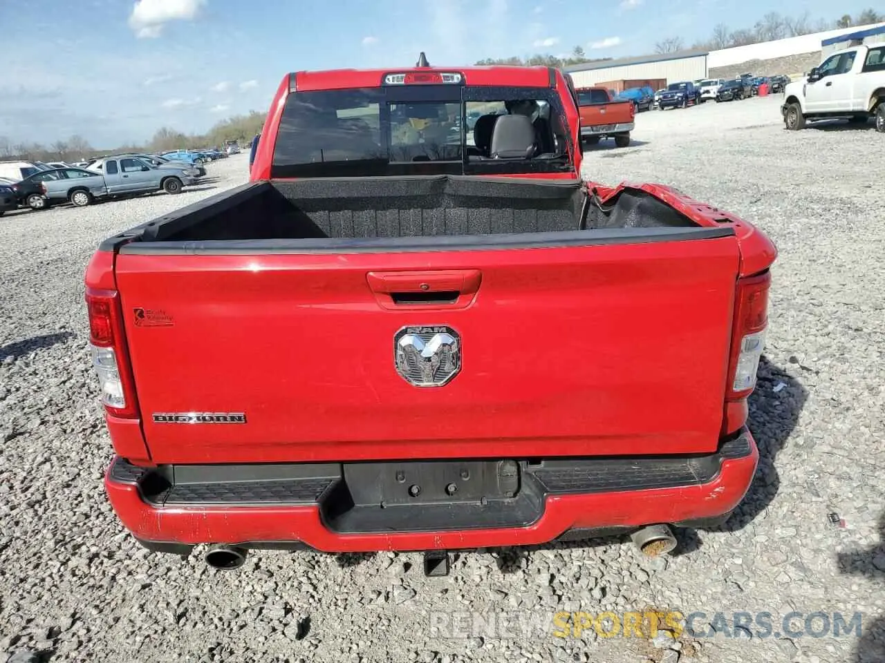 6 Photograph of a damaged car 1C6RREFT5KN664285 RAM 1500 2019