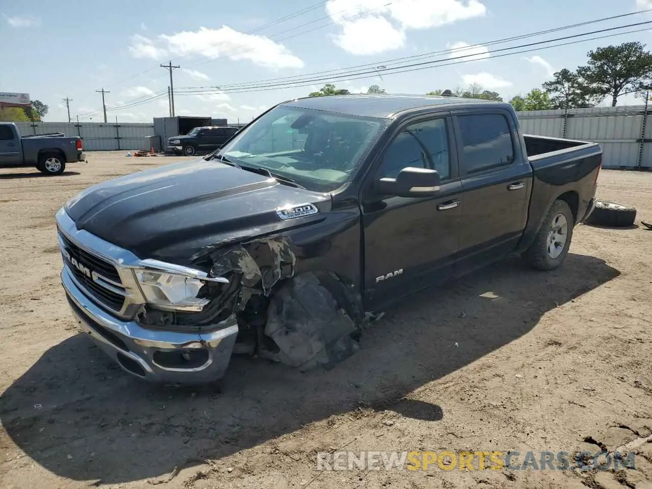 1 Photograph of a damaged car 1C6RREFT5KN684035 RAM 1500 2019