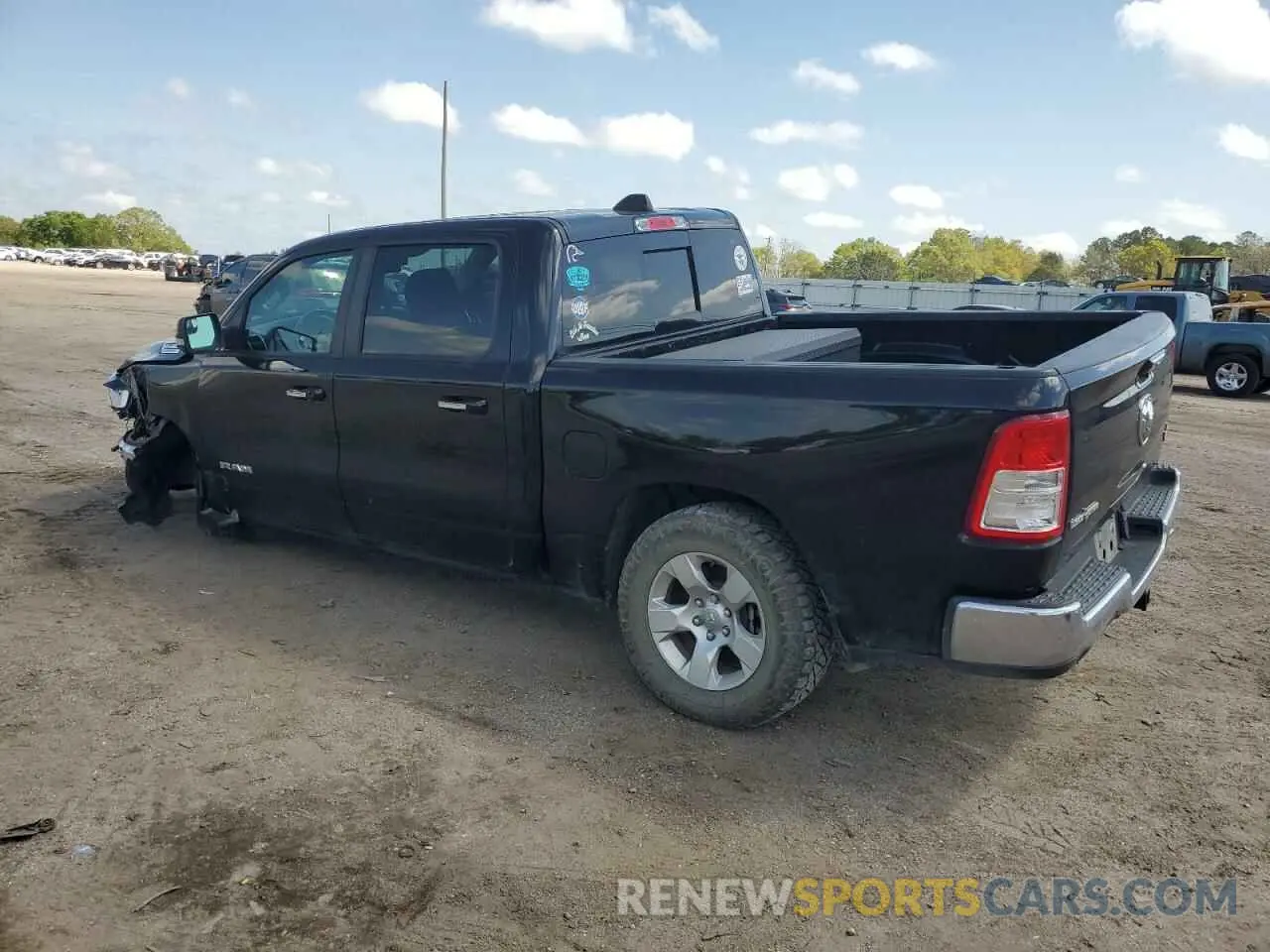 2 Photograph of a damaged car 1C6RREFT5KN684035 RAM 1500 2019