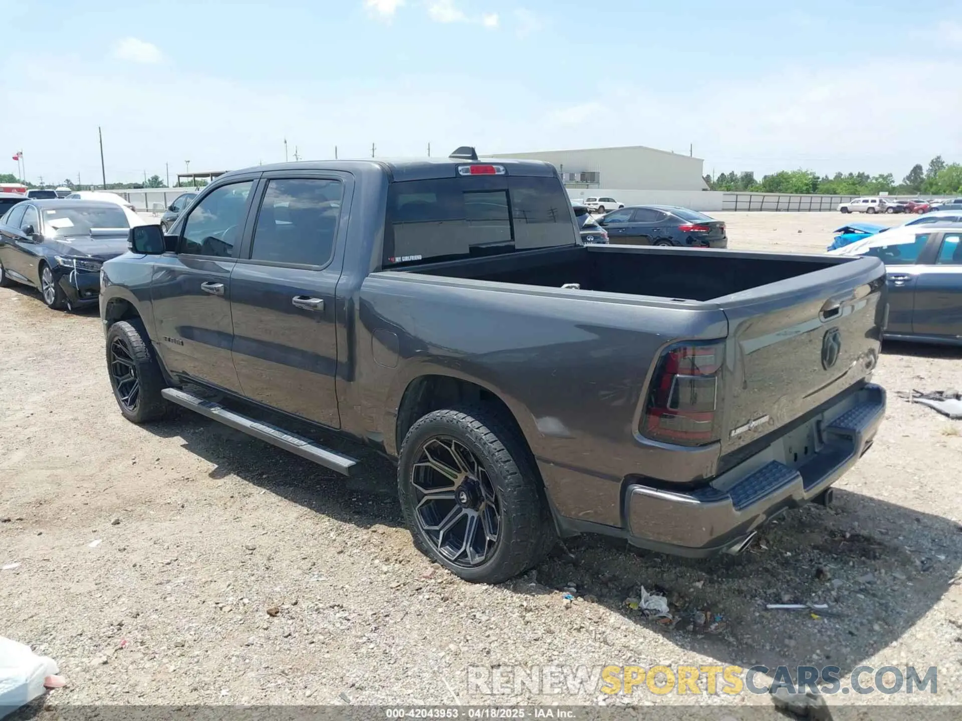 3 Photograph of a damaged car 1C6RREFT6KN706611 RAM 1500 2019