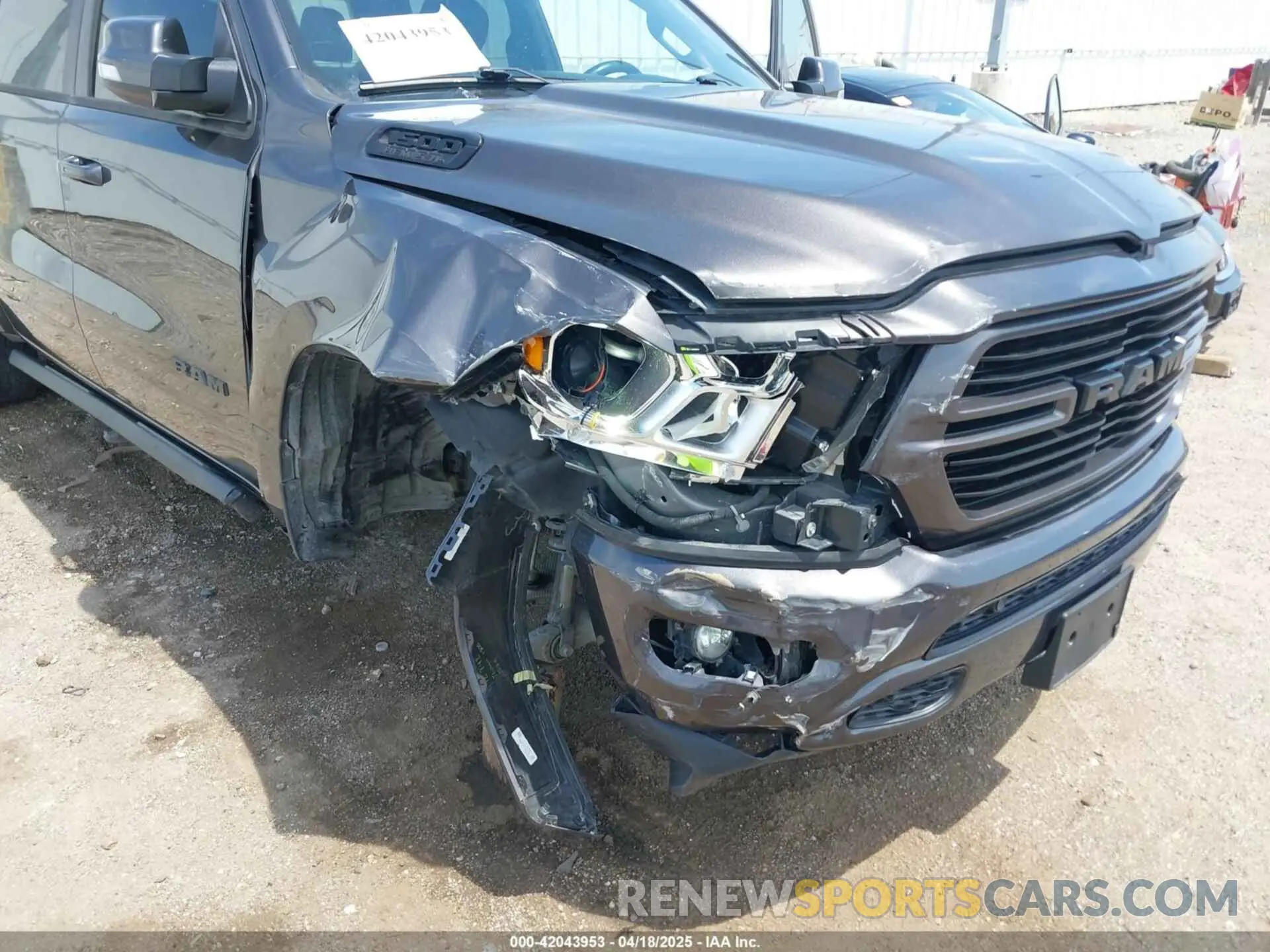 6 Photograph of a damaged car 1C6RREFT6KN706611 RAM 1500 2019