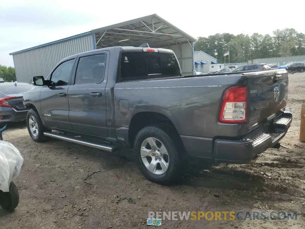 2 Photograph of a damaged car 1C6RREFT8KN548689 RAM 1500 2019