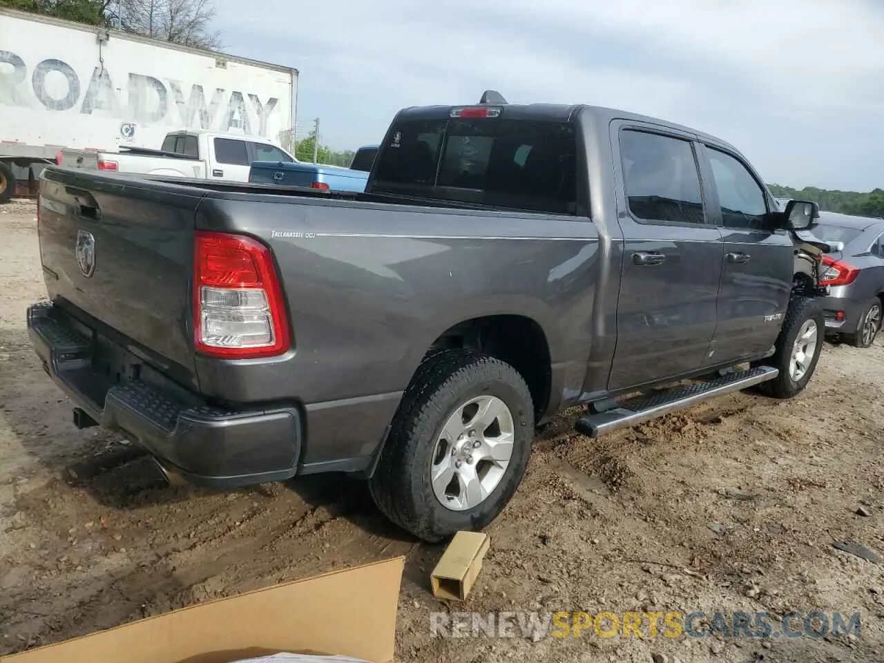 3 Photograph of a damaged car 1C6RREFT8KN548689 RAM 1500 2019