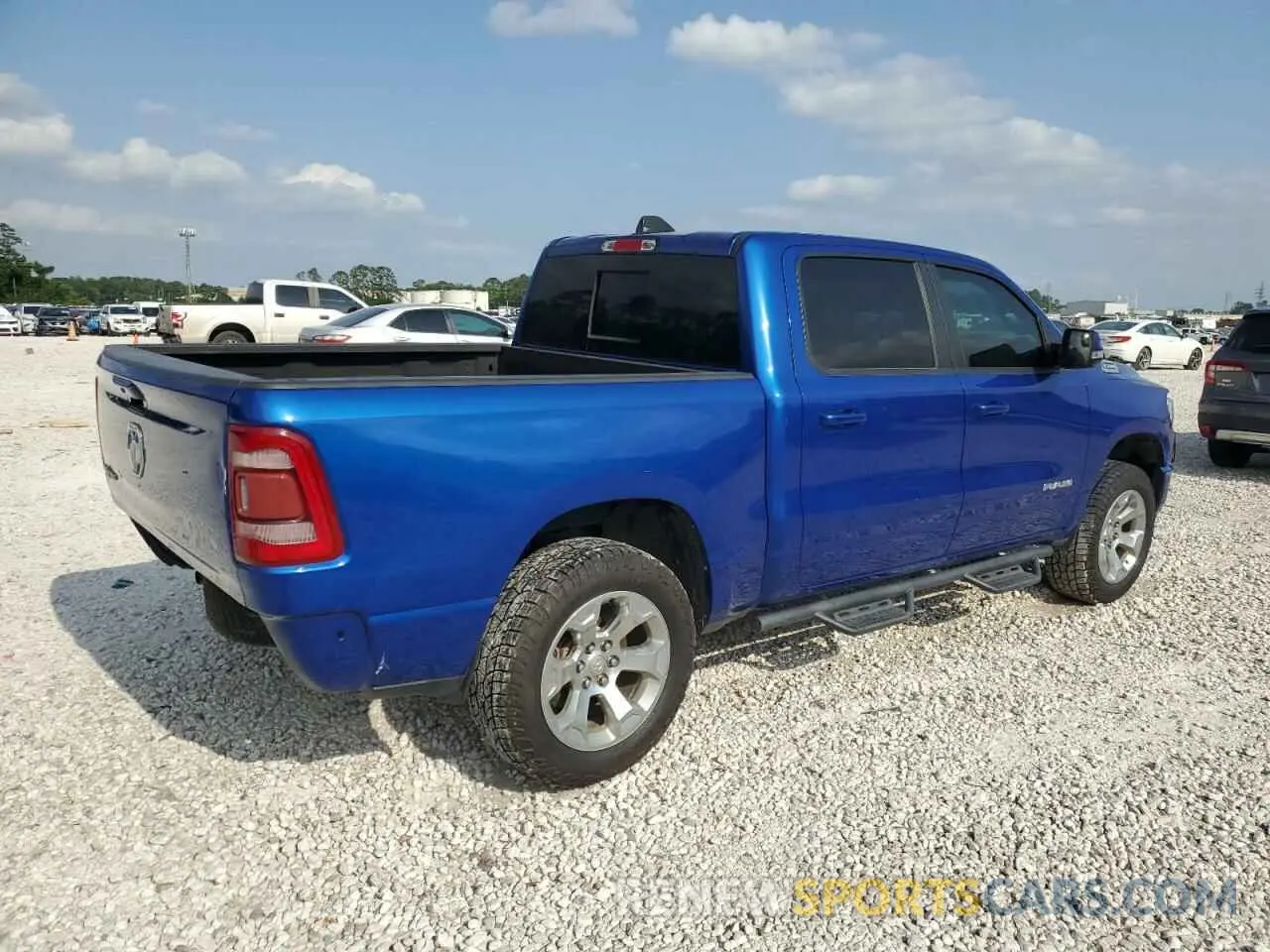 3 Photograph of a damaged car 1C6RREFT9KN616420 RAM 1500 2019