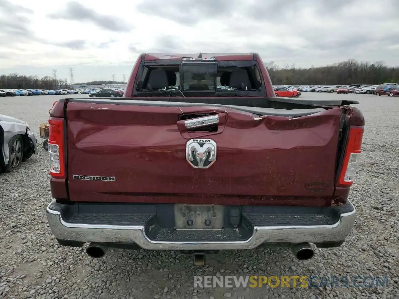 6 Photograph of a damaged car 1C6RREFTXKN617057 RAM 1500 2019