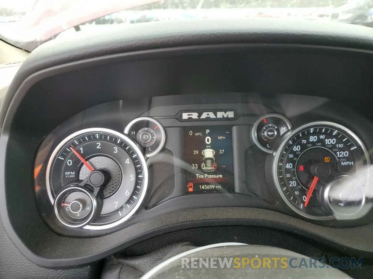 9 Photograph of a damaged car 1C6RREFTXKN617057 RAM 1500 2019