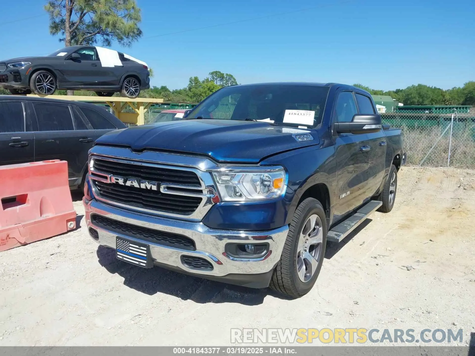 2 Photograph of a damaged car 1C6RREFTXKN628558 RAM 1500 2019