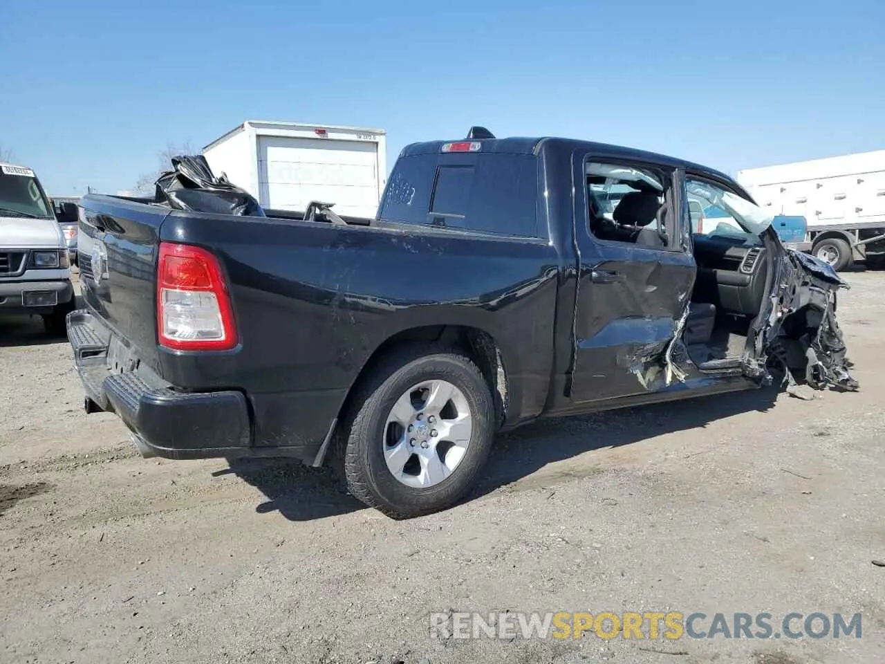 3 Photograph of a damaged car 1C6RREFTXKN642413 RAM 1500 2019