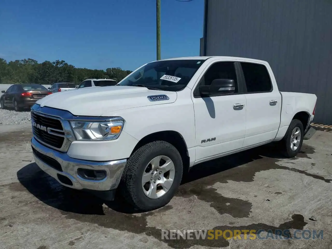 1 Photograph of a damaged car 1C6RREFTXKN650995 RAM 1500 2019