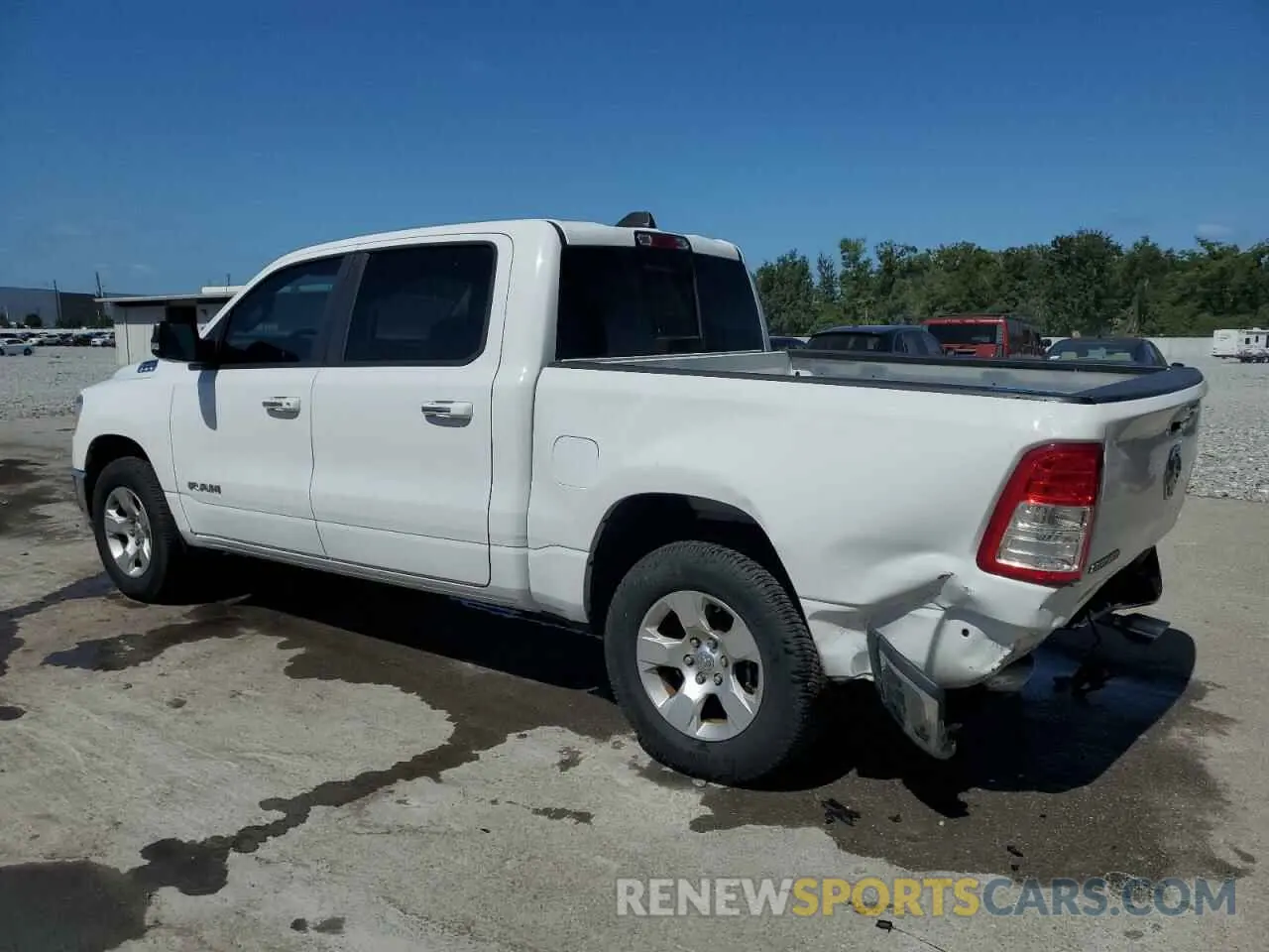 2 Photograph of a damaged car 1C6RREFTXKN650995 RAM 1500 2019