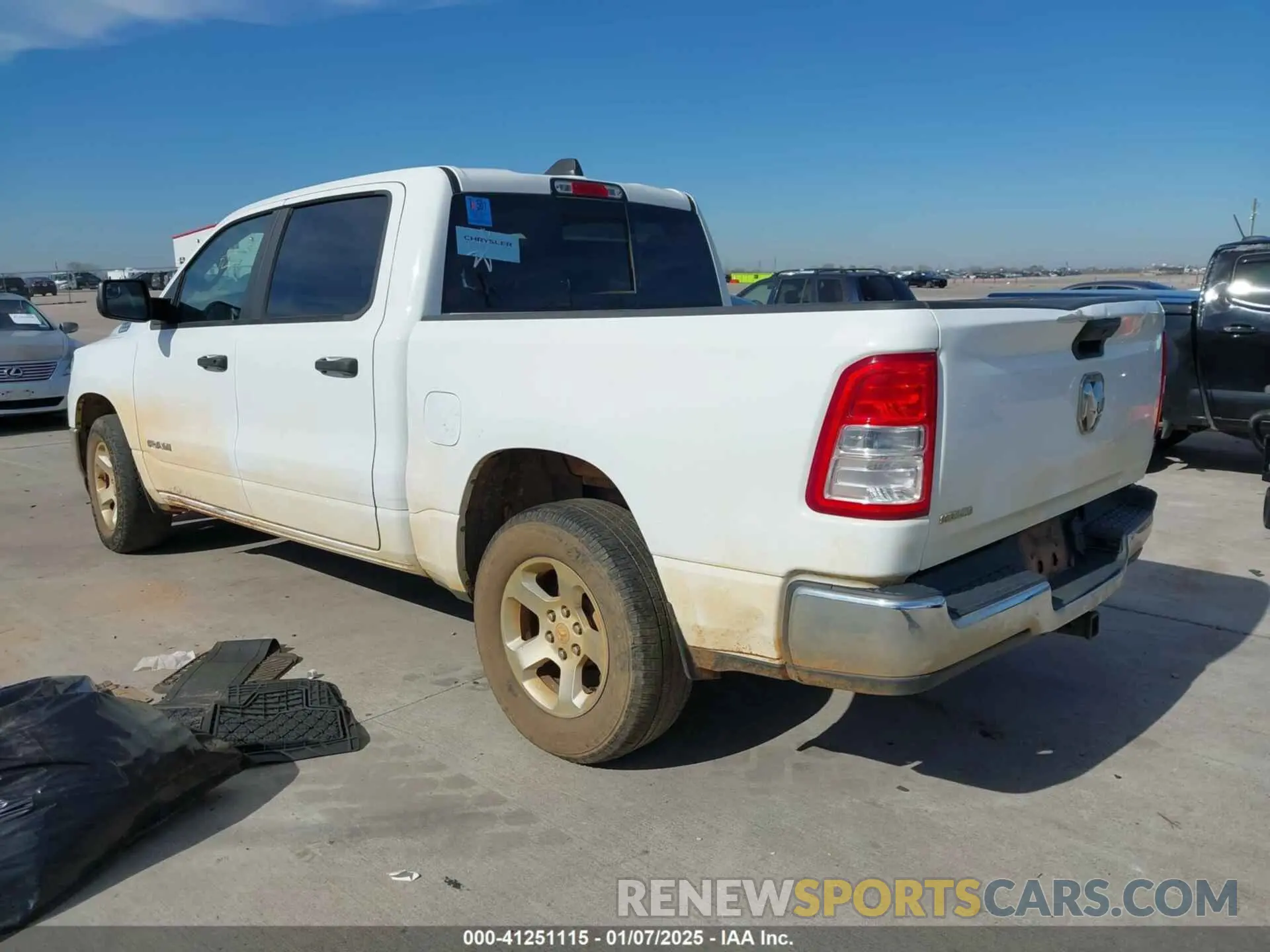 3 Photograph of a damaged car 1C6RREGT5KN625288 RAM 1500 2019