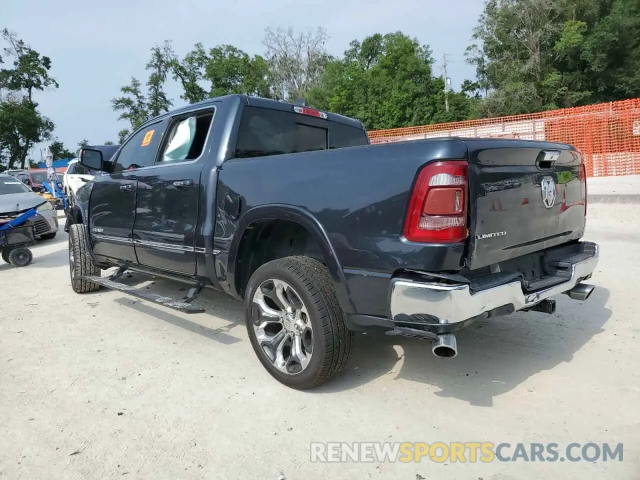 2 Photograph of a damaged car 1C6RREHT2KN801311 RAM 1500 2019