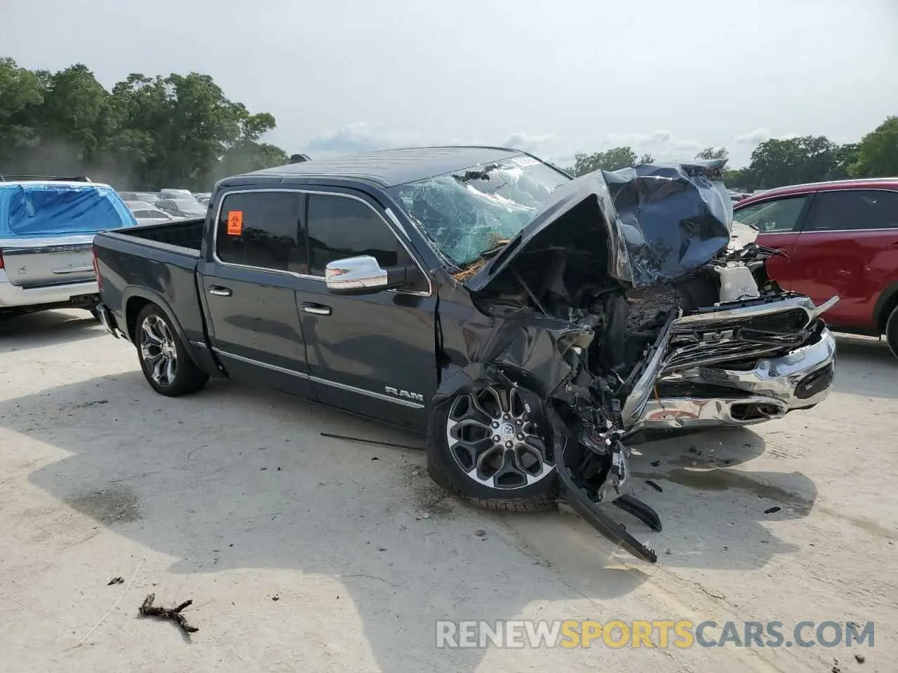 4 Photograph of a damaged car 1C6RREHT2KN801311 RAM 1500 2019