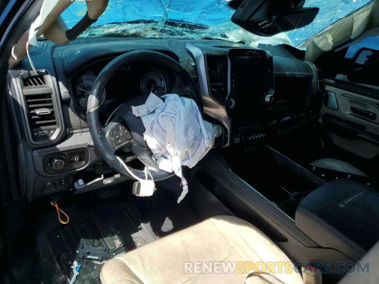 8 Photograph of a damaged car 1C6RREHT2KN801311 RAM 1500 2019