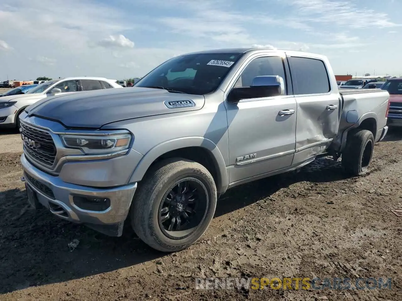 1 Photograph of a damaged car 1C6RREHT3KN509148 RAM 1500 2019