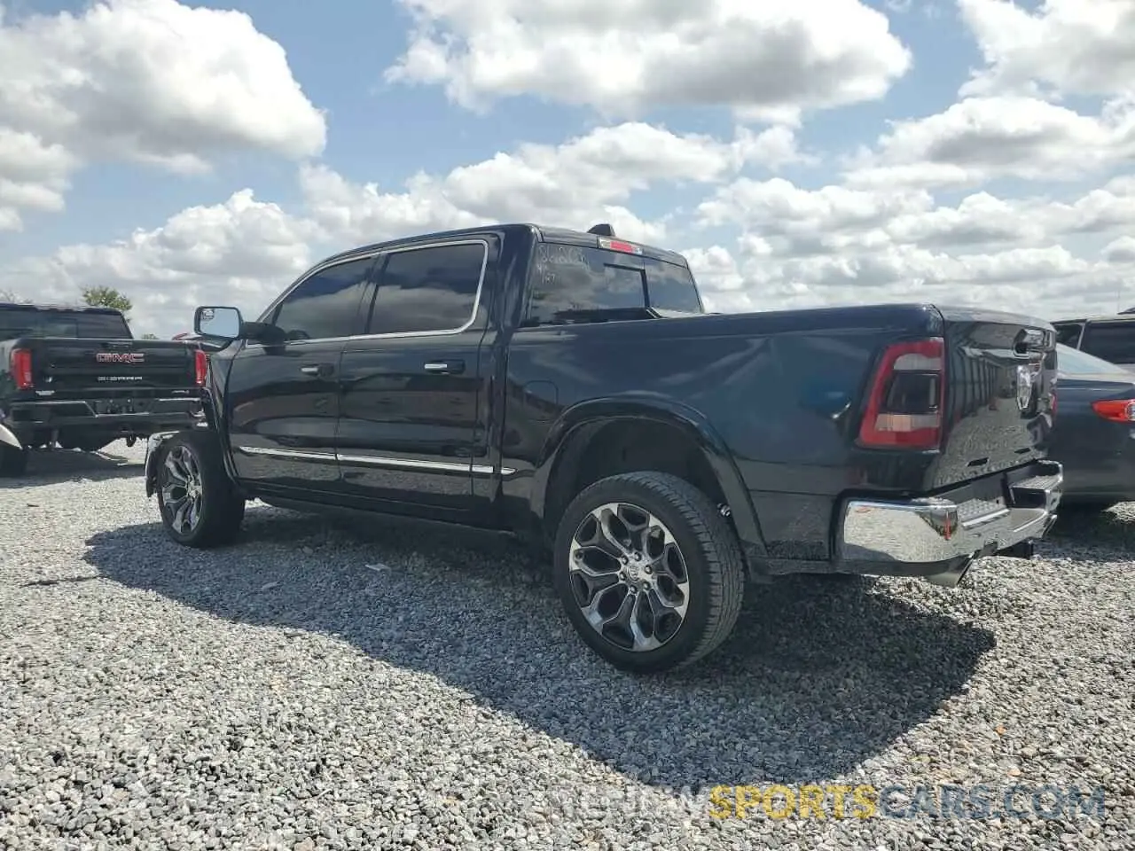 2 Photograph of a damaged car 1C6RREHT5KN716916 RAM 1500 2019