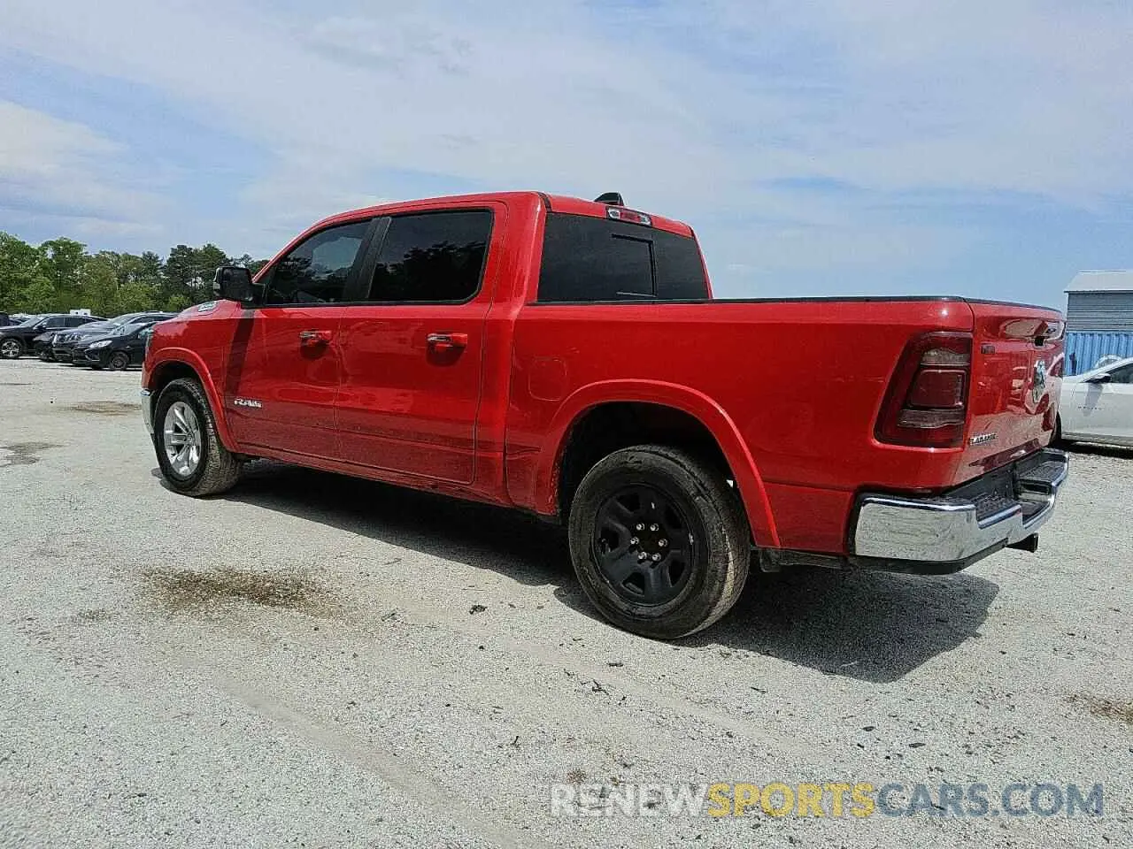 2 Photograph of a damaged car 1C6RREJG7KN821695 RAM 1500 2019