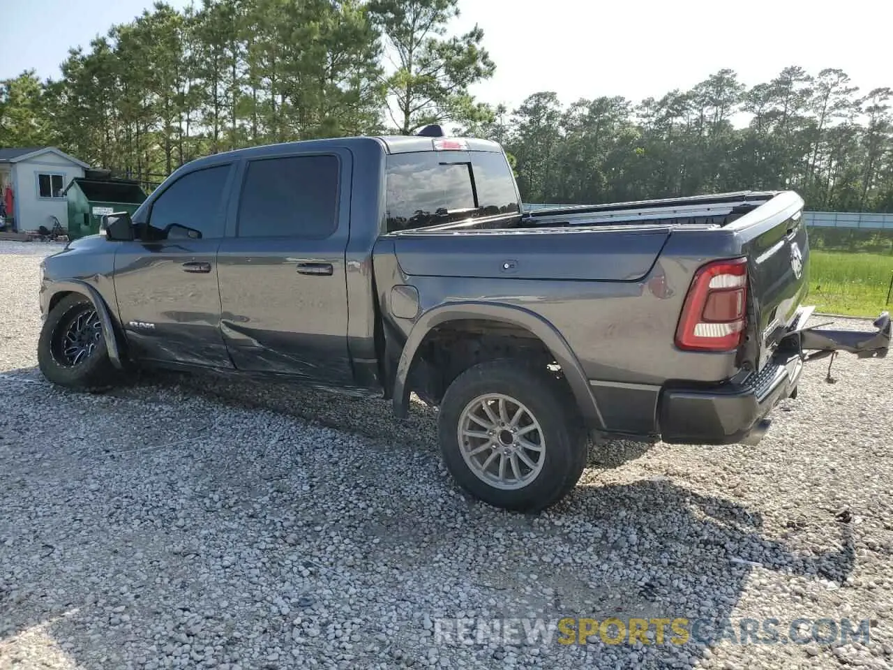 2 Photograph of a damaged car 1C6RREJT2KN792572 RAM 1500 2019
