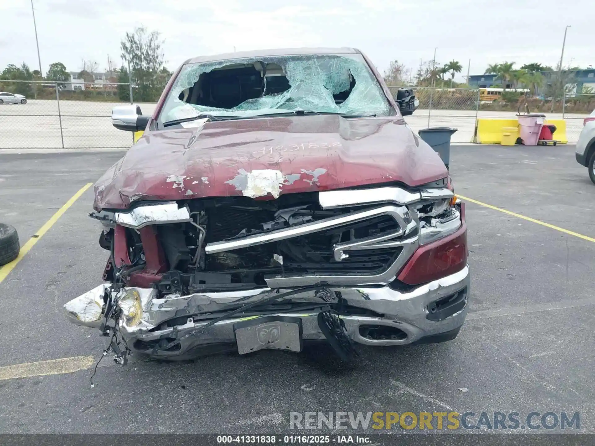 13 Photograph of a damaged car 1C6RREJT4KN519309 RAM 1500 2019