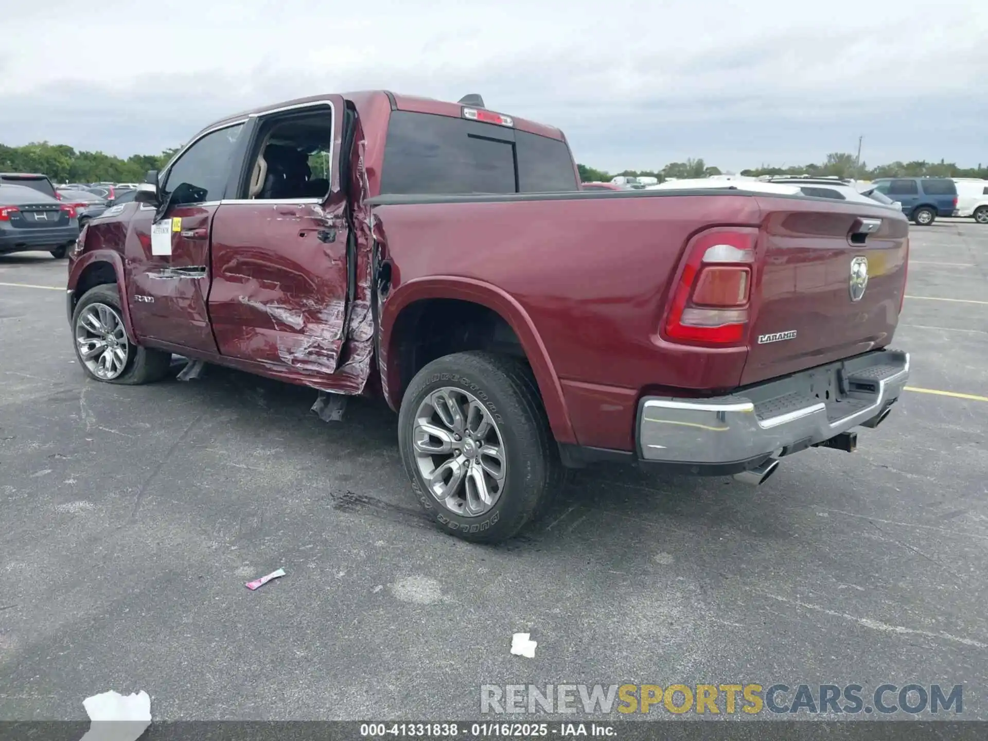 3 Photograph of a damaged car 1C6RREJT4KN519309 RAM 1500 2019