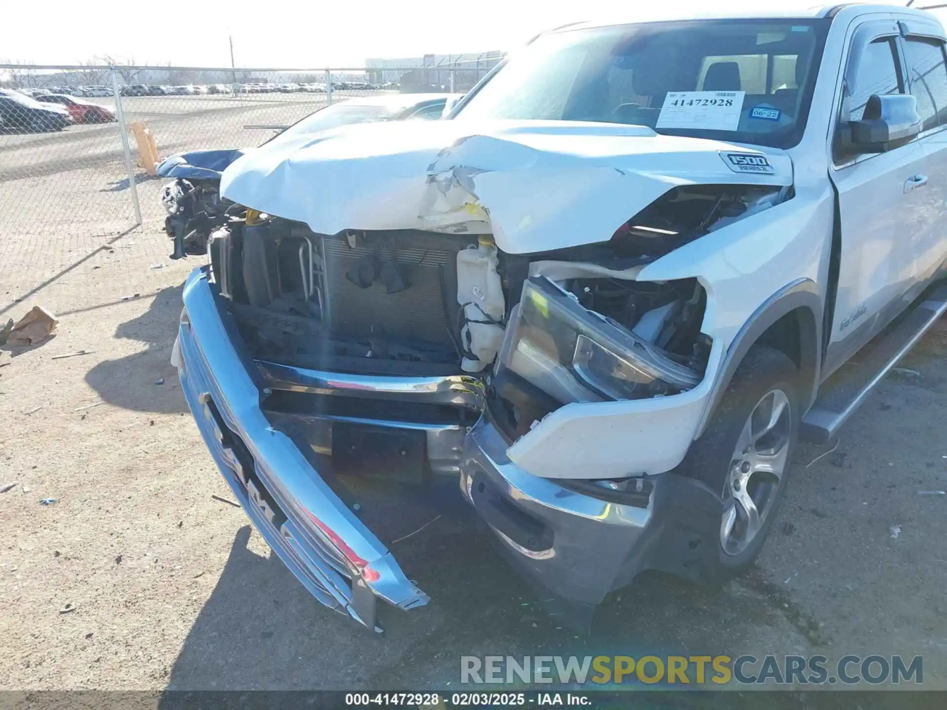 6 Photograph of a damaged car 1C6RREJT6KN798441 RAM 1500 2019